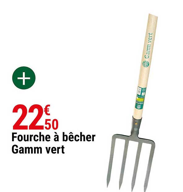 fourche à bêcher gamme vert
