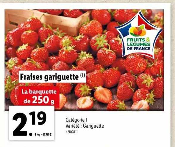 fraises gariguette