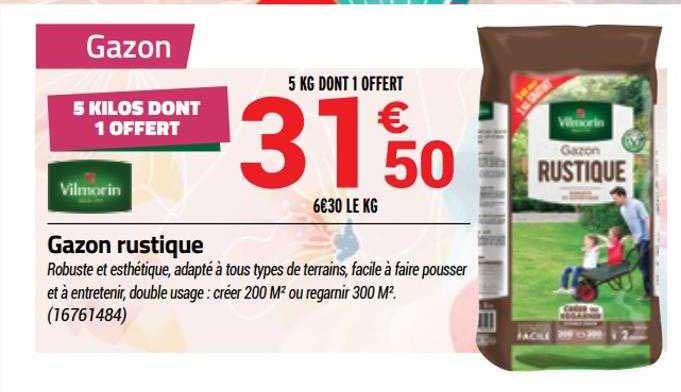 Gazon Rustique Vilmorin