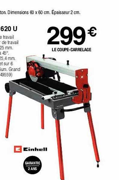 le coupe-carrelage einhell