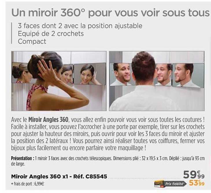 miroir angles 360