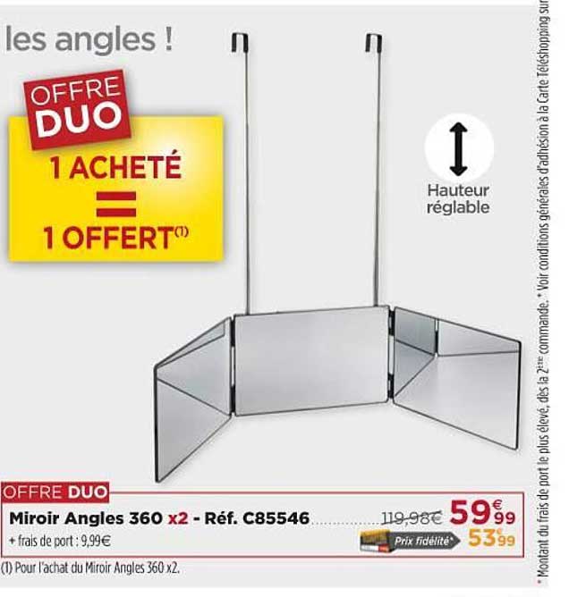 miroir angles 360
