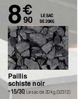 paillis schiste noir