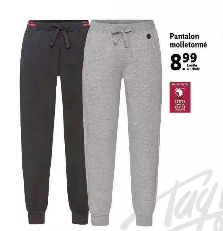 Pantalon Molletonné