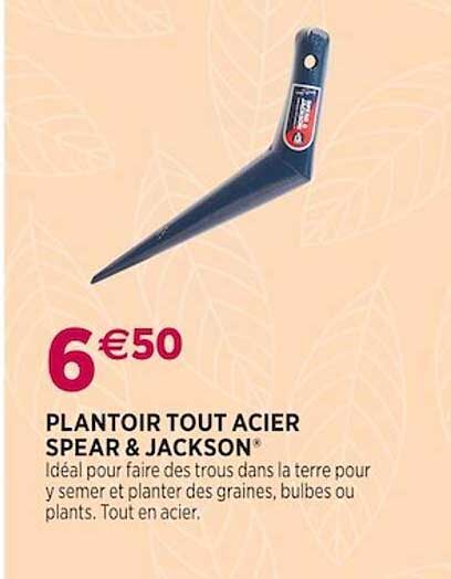 plantoir tout acier spear & jackson