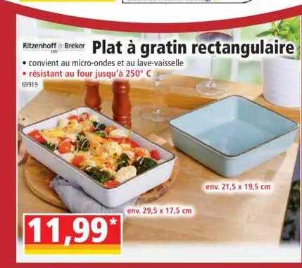 Plat à Gratin Rectangulaire