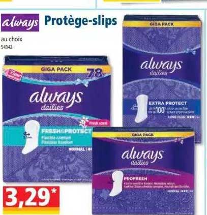 protège-slips always