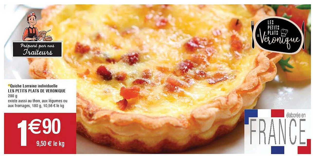 quiche lorraine individuelle les petits plats de veronique
