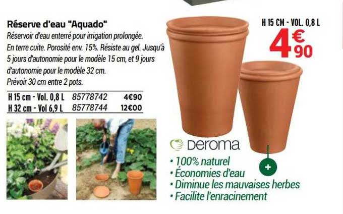 réserve d'eau "aquado"