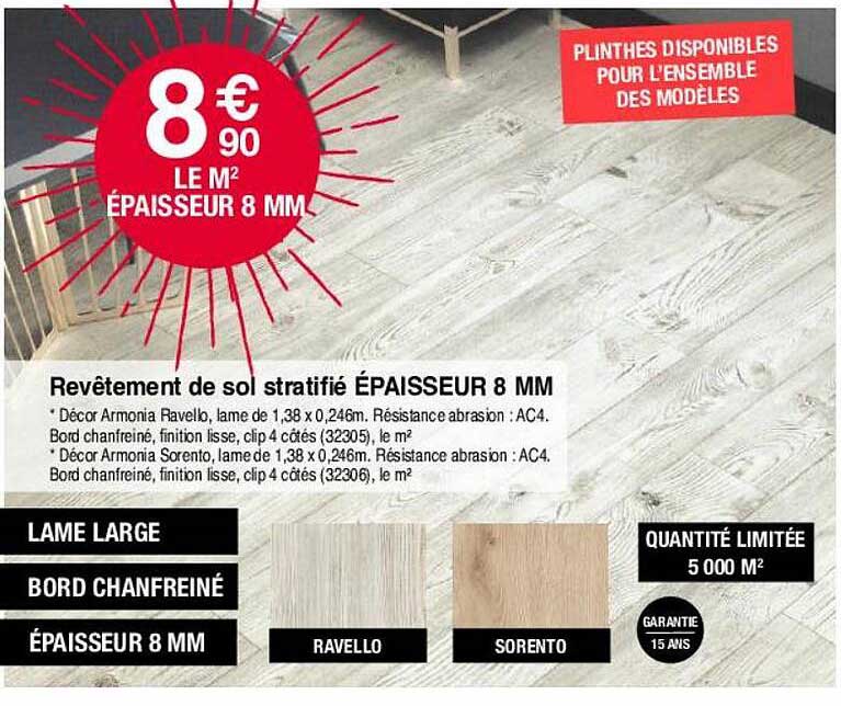 Revêtement De Sol Stratifié épaisseur 8 Mm