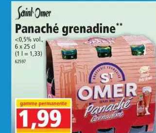 saint-omer panaché grenadine