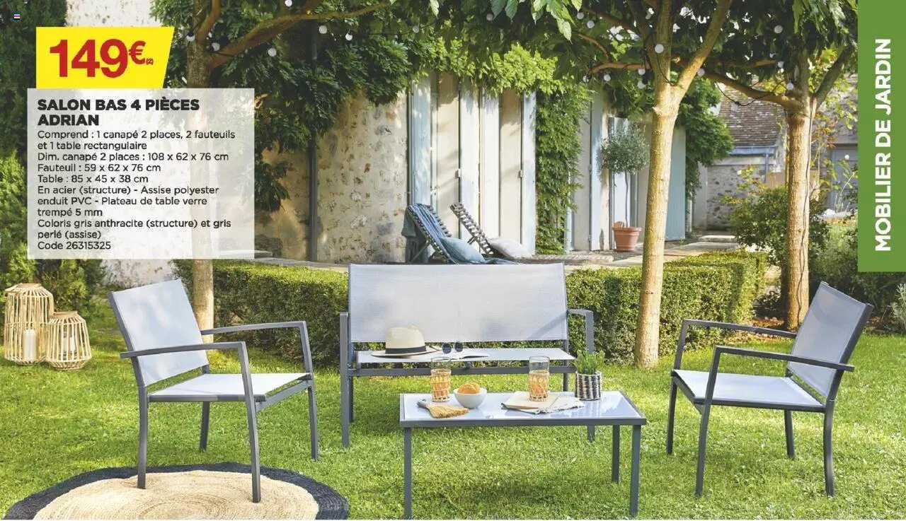 salon bas 4 pièces adrien