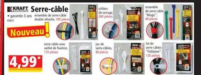 serre-câble kraft werkzeuge