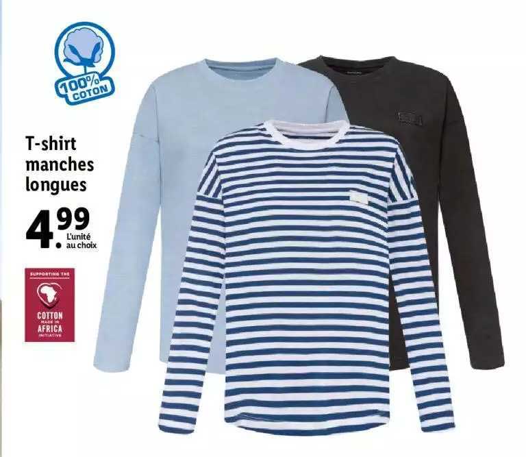 t-shirt manches longues