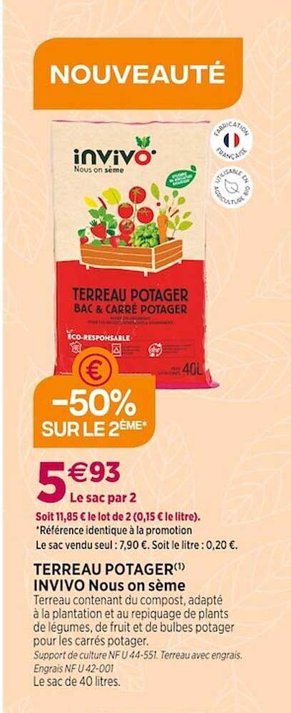 terreau potager invivo nous on sème