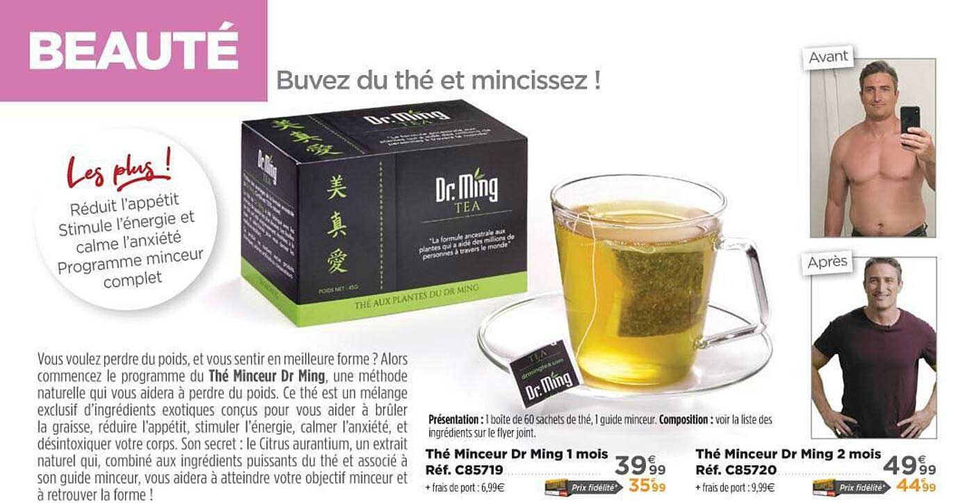 thé minceur dr ming