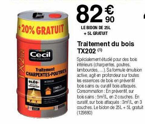 traitement du bois tx202