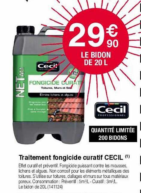 traitement fongicide curatif celil