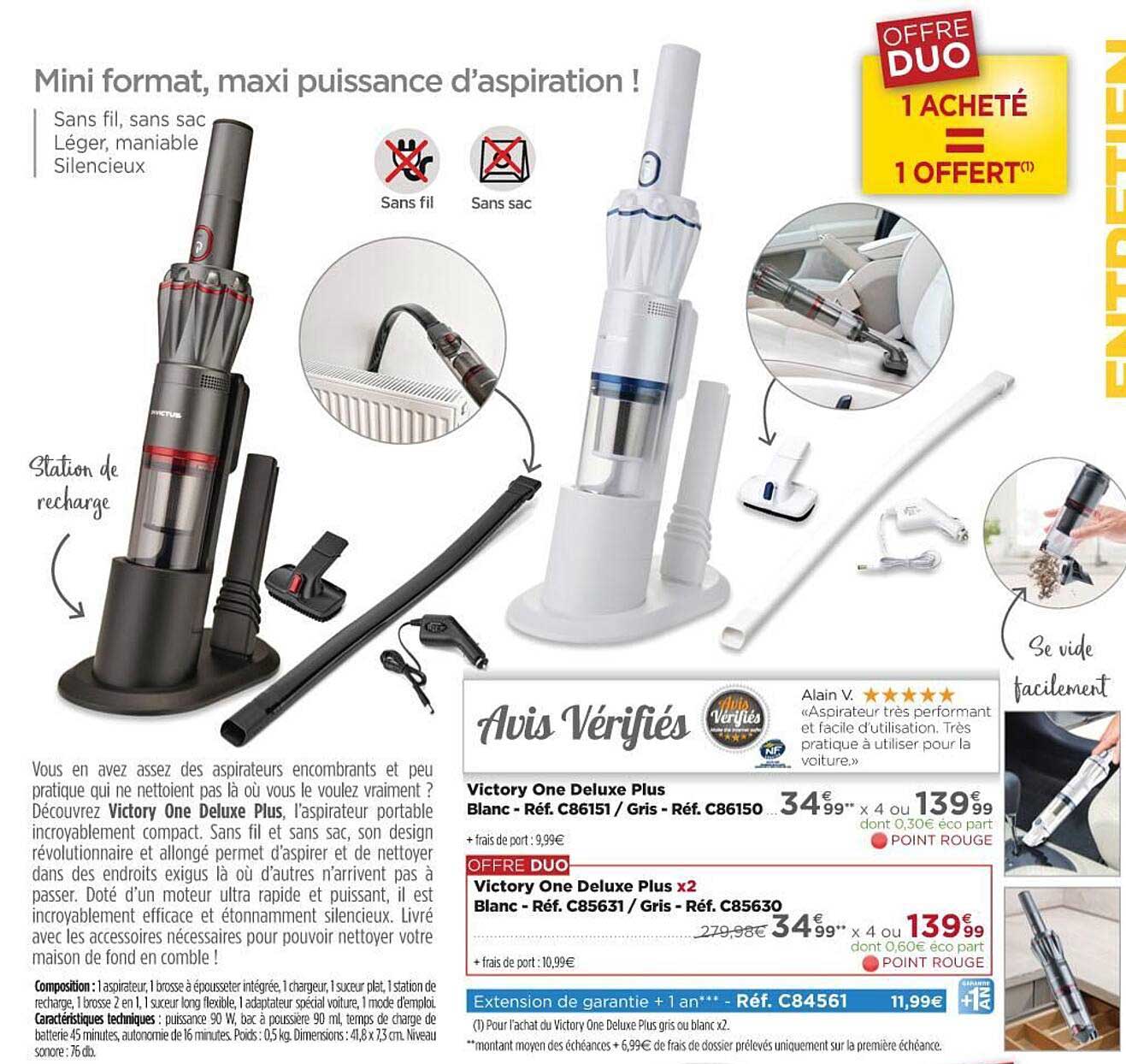 Victory One Deluxe Plus Blanc