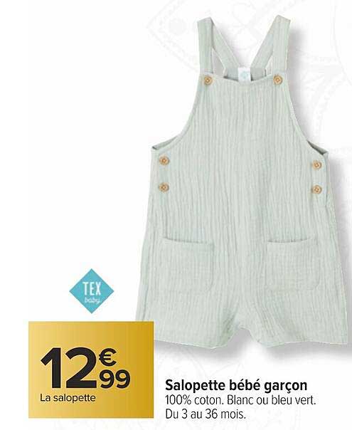 Salopette Bébé Garçon Tex Baby