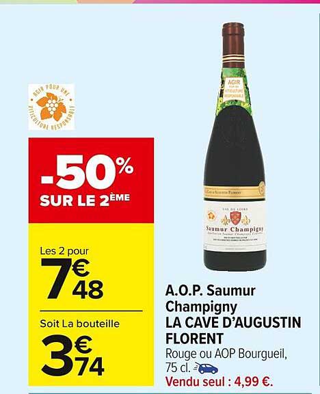 a.o.p. saumur champigny la cave d'augustin florent