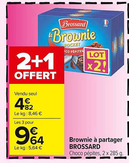 brownie à partager brossard