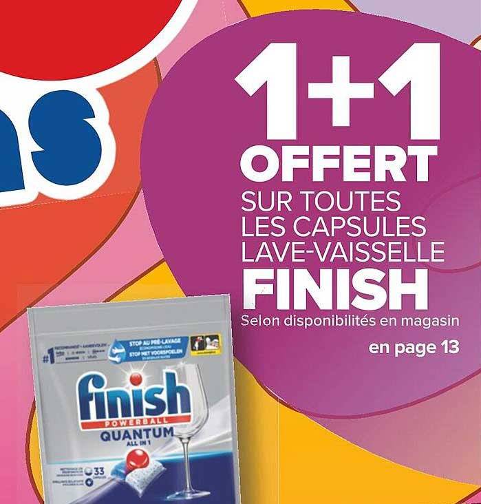 capsules lave-vaisselle finish