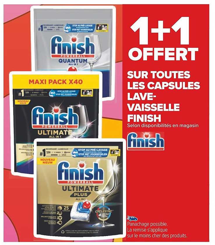 capsules lave-vaisselle finish