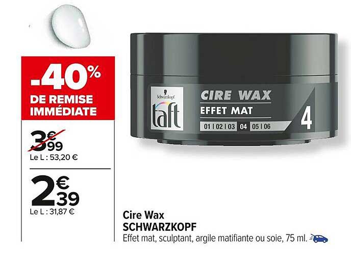cire wax schwarzkopf