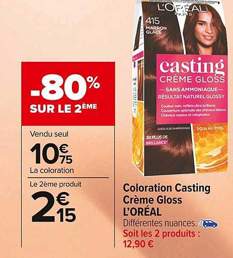 Coloration Casting Crème Gloss L'oréal