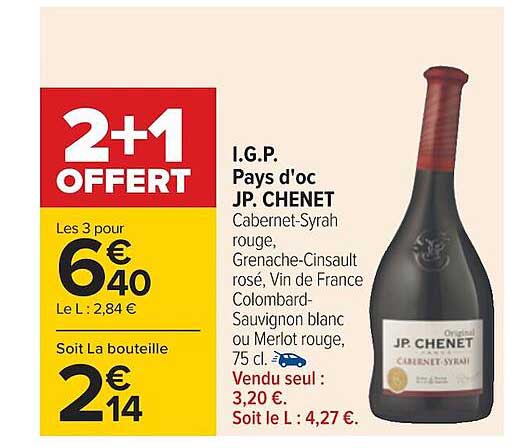 i.g.p. pays d'oc jp. chenet