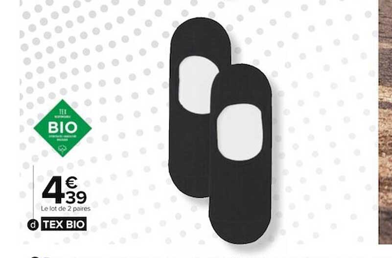 Le Lot De 2 Paires Tex Bio