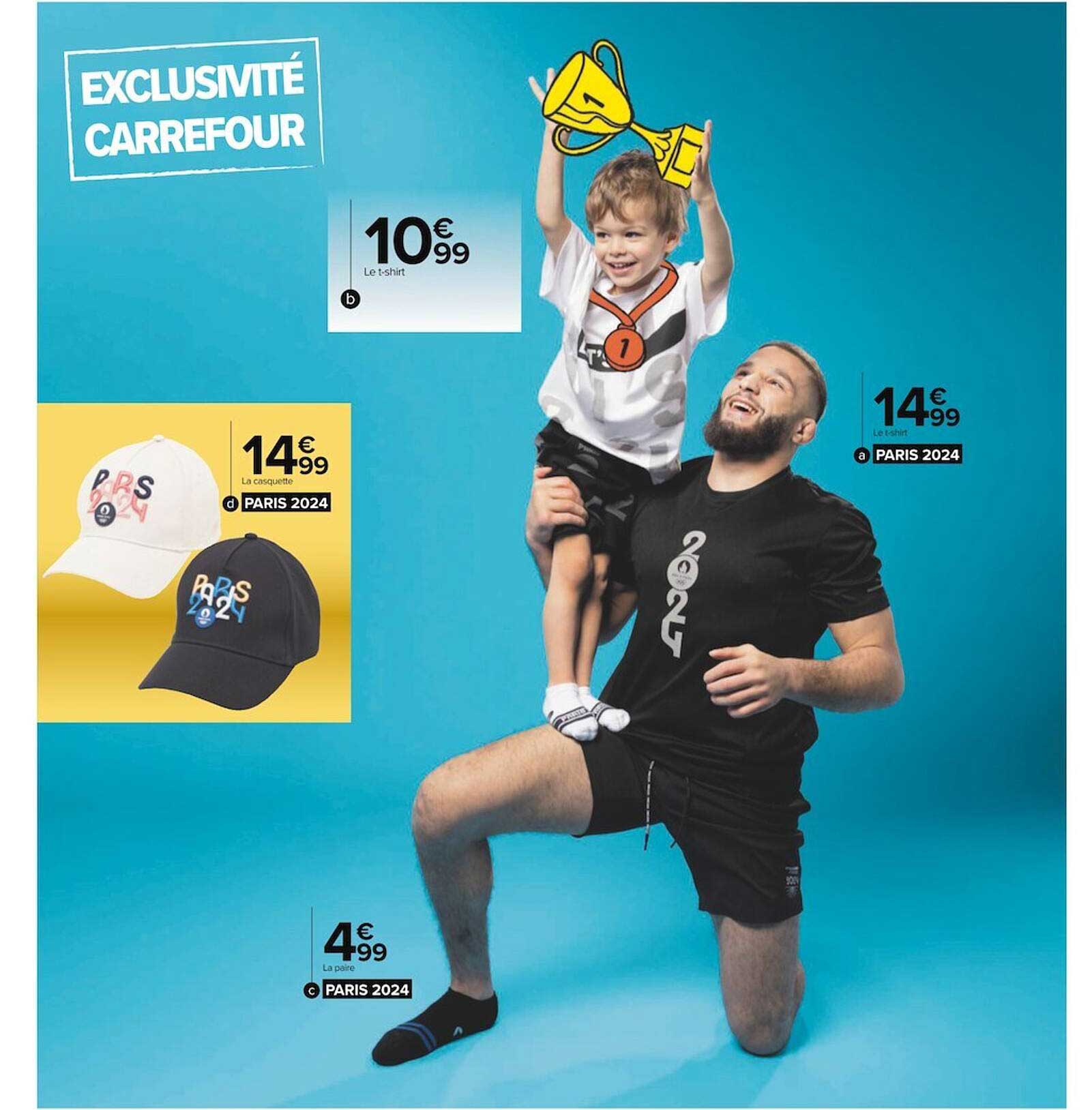 le t-shirt, la casquette, le paire paris 2024