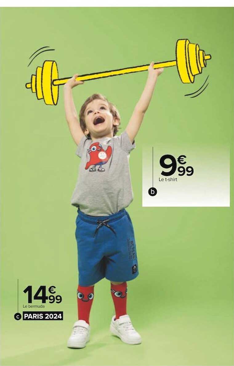 le t-shirt, le bermuda paris 2024