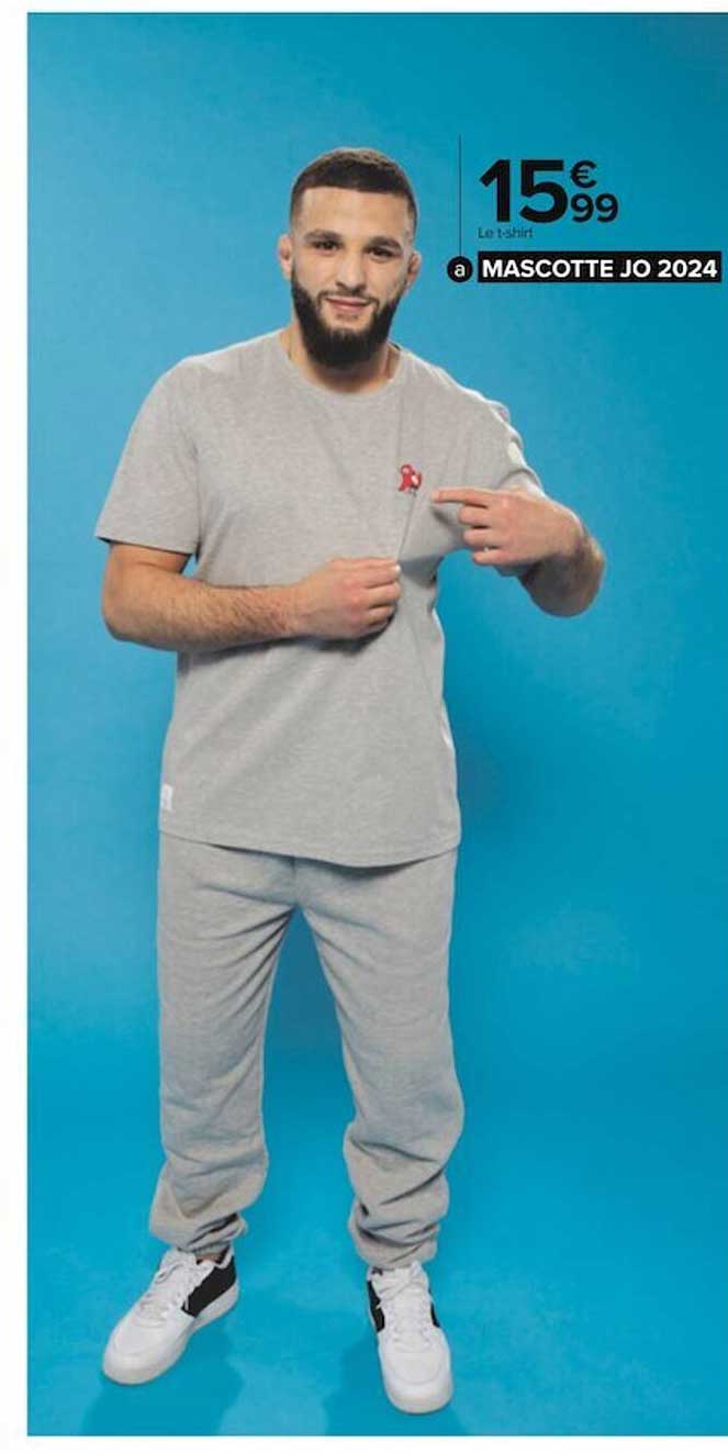 Le T-shirt Mascotte Jo 2024