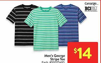 men's george stripe tee