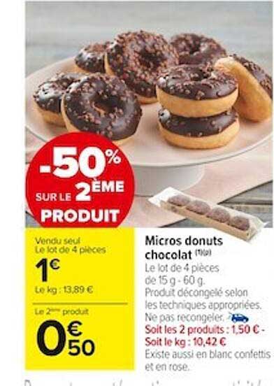 Micros Donuts Chocolat