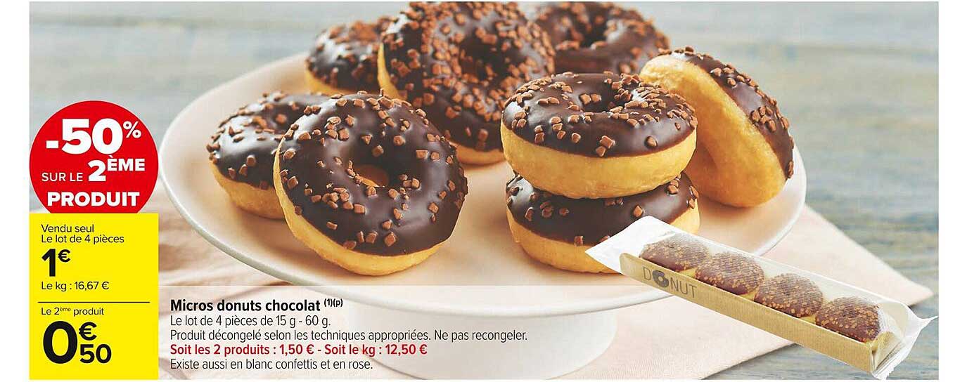 micros donuts chocolat