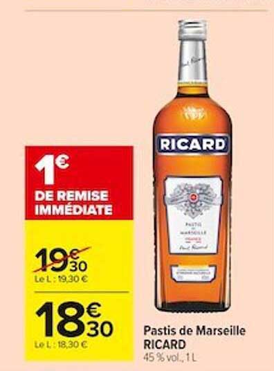 Pastis De Marseille Ricard