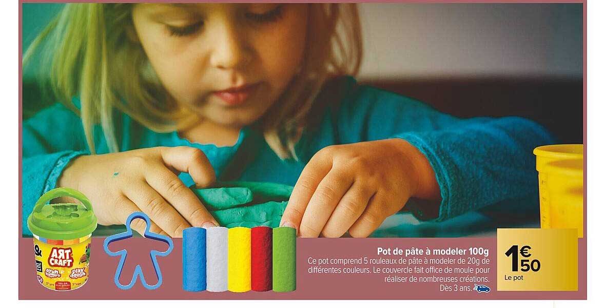 pot de pâte à modeler 100g