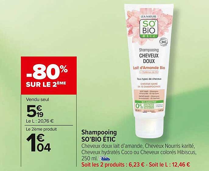 Shampooing So'bio étic