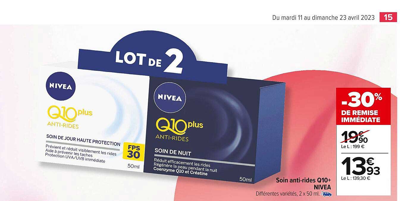 soin anti-rides q10+ nivea