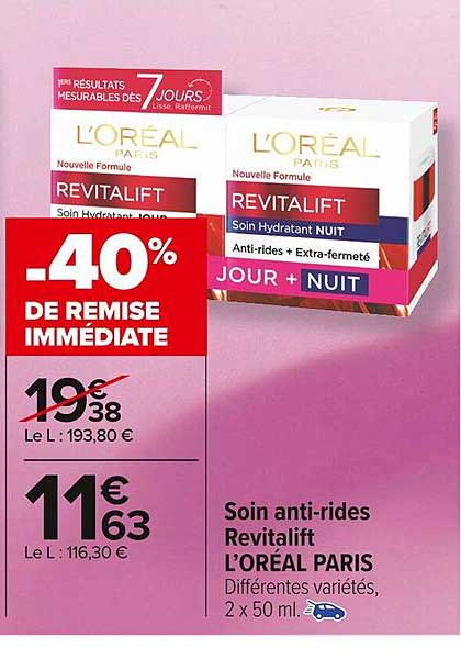 soin anti-rides revitalift l'oréal paris