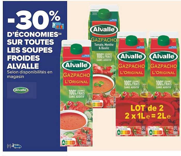 soupes froides alvallé