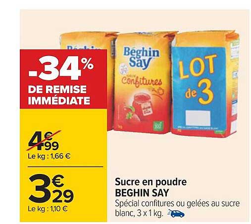 Sucre En Poudre Beghin Say
