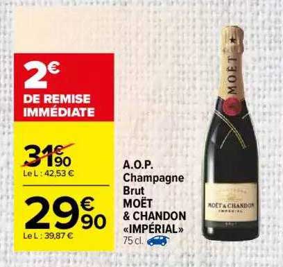 a.o.p. champagne brut moët & chandon «impérial»