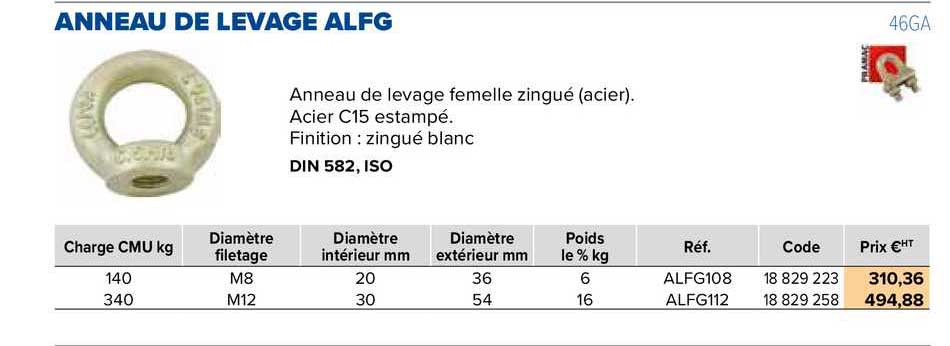 Anneau De Levage Alfg