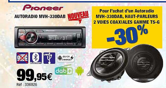 Autoradio Mvh-330dab Pioneer