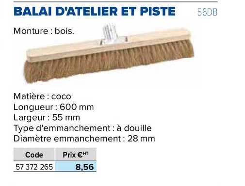 balai d'atelier et piste