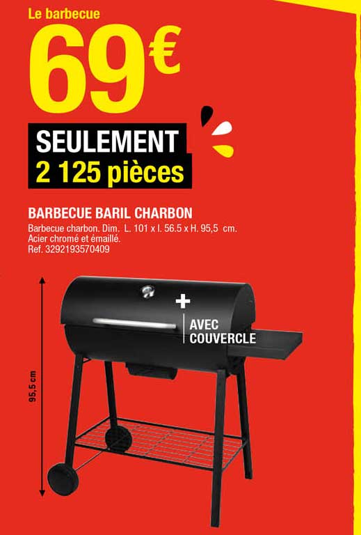 Barbecue Baril Charbon